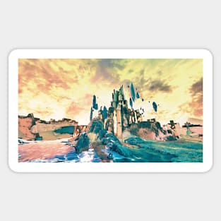 Watercolor Starborn Temple Sticker